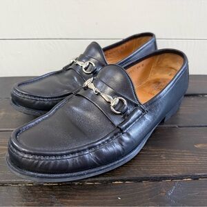Allen Edmonds Lucca Horsebit Loafer Dress Shoes Size 9.5 D Black